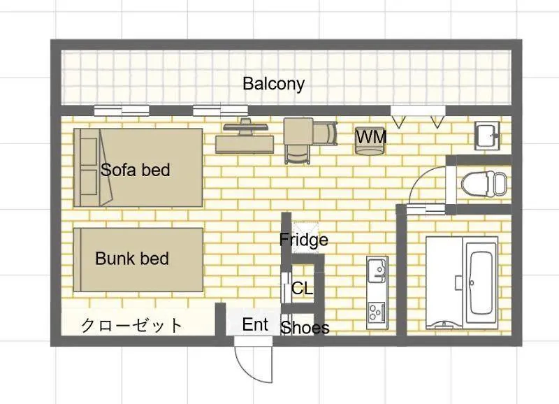 Nishishinjuku Colorbee Apart Big Balcony Apartment Tokyo